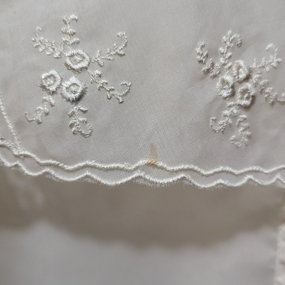 Vintage Off White Blouse with Sailor Collar - Picture 3 of 6